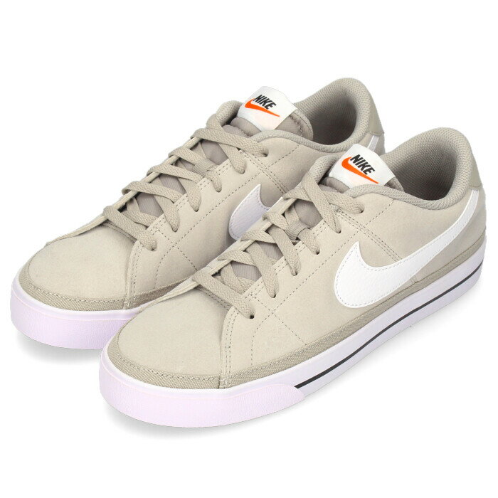 【お買い物マラソン限定5%オフCP】ナイキ メンズ スニーカー コート レガシー スエード NIKE NIKE COURT LEGACY SUEDE DH0956-002 グレー ホワイト スエード セールのサムネイル