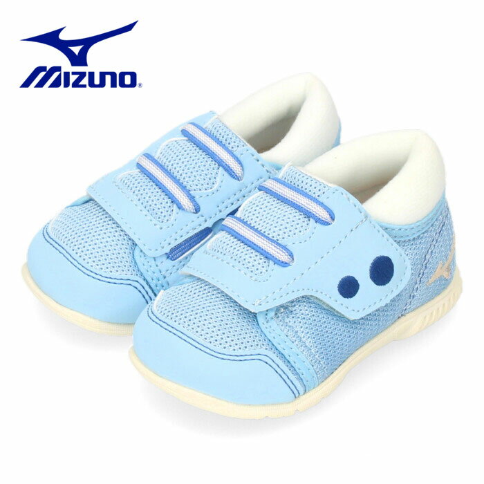 【30%OFF】MIZUNO ベビーシューズ ミズノ プレモア ベイビー C1GD2131 25 男の子 ファーストシューズ ブルー 子供靴 水色 セールのサムネイル