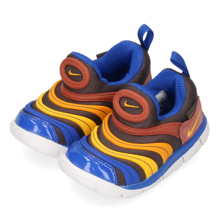 【クーポンで5%オフ】ナイキ ベビー キッズ ダイナモフリー スニーカー 青 ブルー NIKE 靴 DYNAMO FREE (TD) 343938-200 スリッポン 子供
