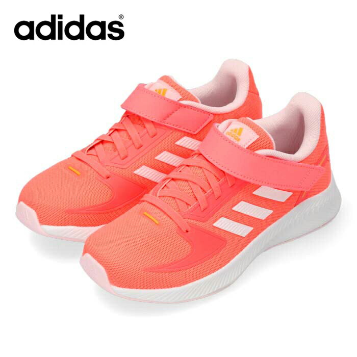 【18日はポイント5倍】アディダス キッズ スニーカー 子供靴 adidas GV7754 CORE FAITO EL K ピンク ランニングシューズ 運動靴 学校 通学