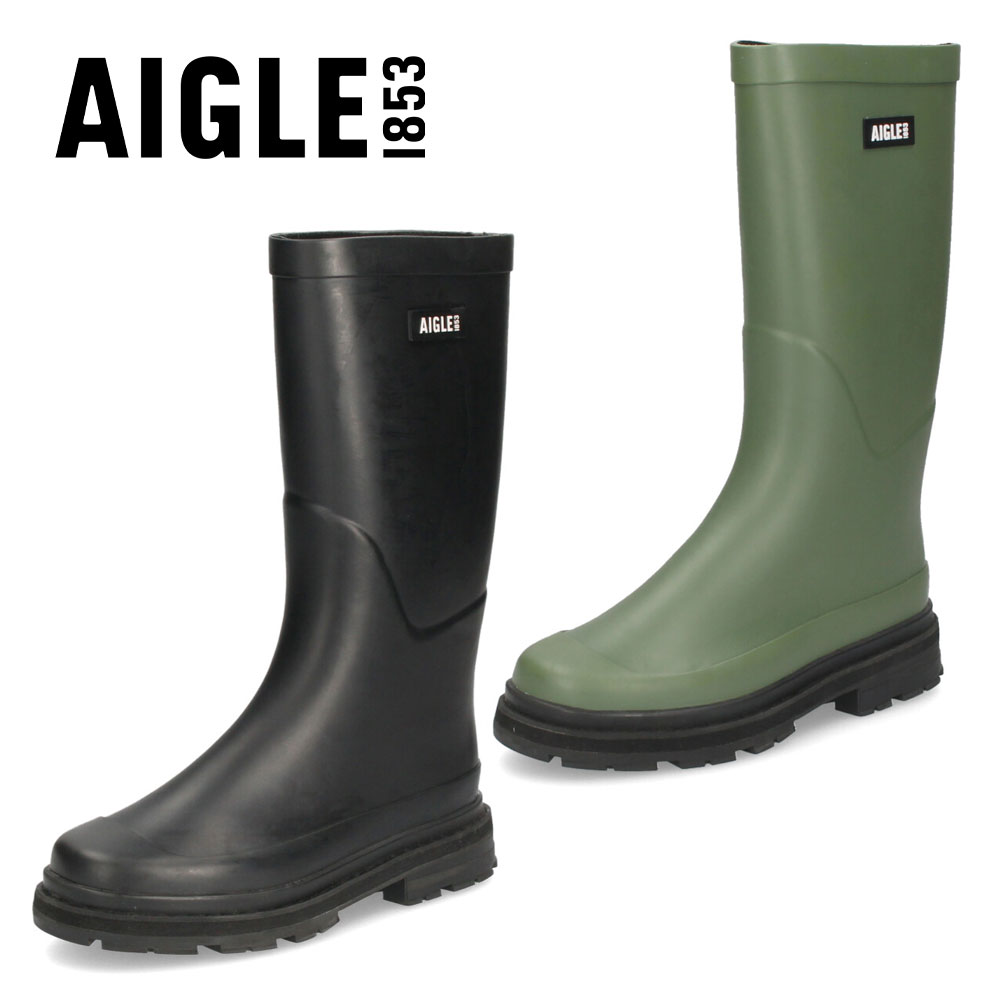 【20日はクーポンで5 オフ】エーグル レインブーツ レディース 長靴 AIGLE レインブーツ ウルトラレイン ラバーブーツ 黒 ノワール ブラック 長靴 ロング丈 シューズ 防水 防滑 ZZFNA38