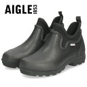 AIGLE エーグル レインブーツ アンクルブーツ レディース ZZHNB57 NB574 ラバー ゴム ブラック レスフォープラス2 クロッグ レインシューズ 雨 NOIR A