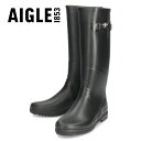 エーグル エーグル レディース レインブーツ 長靴 AIGLE ロングブーツ ラバーブーツ 天然ゴム 黒 ブラック ロング丈 シャンタベル2 フランス ZZF8892 NOIR A