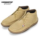 コンカラーシューズ メンズ カジュアルシューズ グレース 711 conqueror shoes GRACE SUEDE トープ スウェード スニーカー モカシン ブーツ 靴