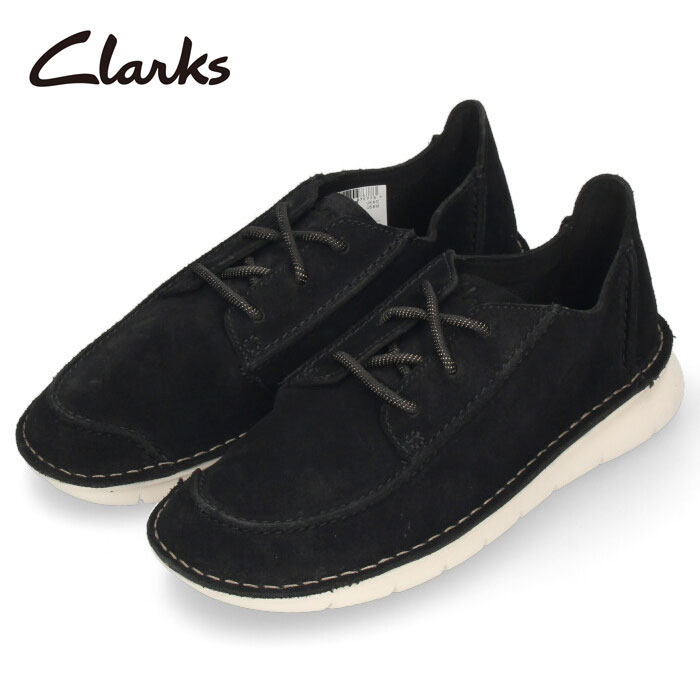 【18日はポイント5倍】クラークス Clarks スニーカー メンズ スエード 靴 カジュアル シューズ ブラッ..