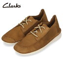 クラークス Clarks スニーカー メンズ スエード 靴 カジュアルシューズ ダークタン 茶色 ローカット 本革 627J TANS