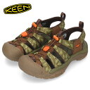 キーン メンズ サンダル ニューポート レトロ × スモーキーベア サボ 軽い KEEN 1027452 オリーブ Smokey Bear/Military Olive 軽量性 耐久性 グリップ性 抗菌防臭加工