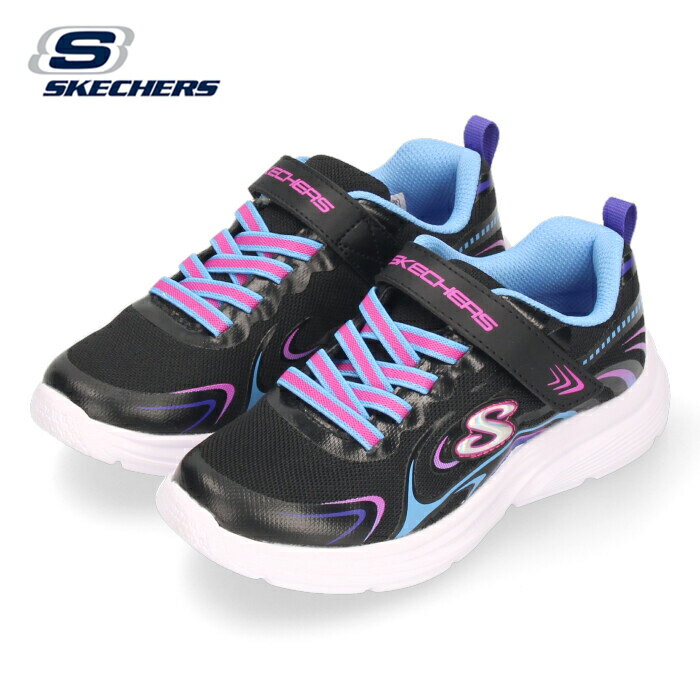 スケッチャーズ キッズ スニーカー 女の子 303520L BKMT ウェイビー ライツ エウレカ シャイン ブラック マルチ ジュニア SKECHERS