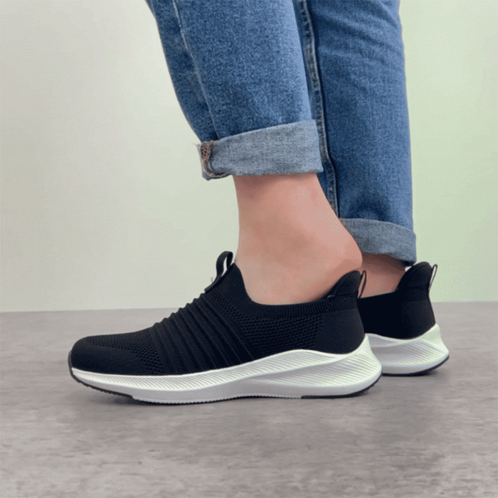 ＼最大30％オフCP配布中／＼楽天ランキング1位／ 手を使わず履ける スリッポン スニーカー レディース メンズ スリップイン 幅広 3E相当 ゆったり 履きやすい 柔らかい 軽い 紐なし 楽すぽっ 屈曲性 歩きやすい 靴 ネイビー ブラック 黒 仕事 運動Parade 981706