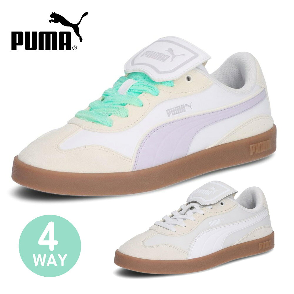 Rakuten - プーマ スニーカー レディース ローカット 白 靴 軽量 クラブ アズーラ LS 通学 シンプル カジュアル PUMA 407405