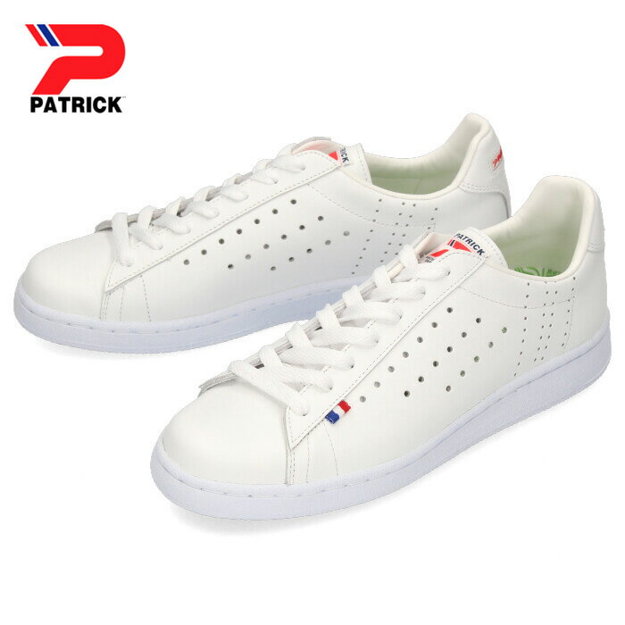 パトリック ケベック PATRICK QUEBEC WHT 119630 ホワイト レディース メンズ スニーカー レザー パンチング 日本製 定番