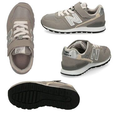 【20%OFF】 ニューバランス キッズ スニーカー new balance YV996 CGY グレー CNV ネイビー 通学 ベルクロ 体育 セール