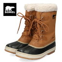 【マラソン限定クーポンで5%オフ】ソレル スノーブーツ メンズ ウインター 雪 SOREL 防寒ブーツ 防水 NM3487 224 1964 パックナイロン ブラウン ボア 保温 耐寒 グリップ力 軽量 レースアップブーツ