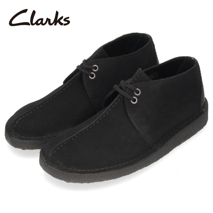 【20日はクーポンで5 オフ】クラークス デザートブーツ メンズ デザート トレック Desert Trek 972E Clarks ブラック スエード 黒 レースアップ シューズ 革 ショートブーツ ブーツ