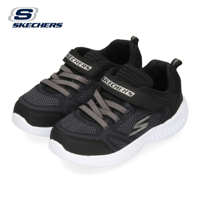 楽天Parade ワシントン靴店【18日はポイント5倍】SKECHERS スケッチャーズ キッズ スニーカー 男の子 97546N SNAP SPRINTS - ULTRAVOLT ベルクロ スリッポン 子供靴 ブラック セール