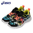 asics アシックス ランニングシューズ ジュニア SOULYTE PS 1014A098-002 子供靴 ベルクロ 黒 ブラック サンコーラル ランニングシューズ 98-BC-1C セール