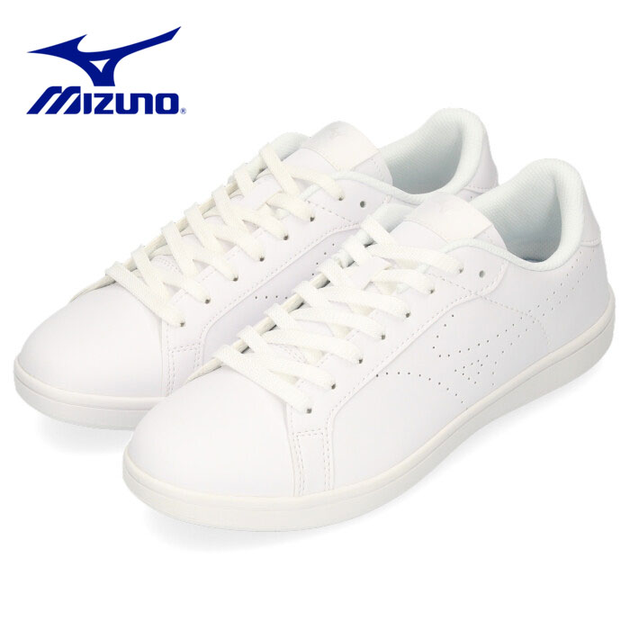 ミズノ MIZUNO スニーカー メンズ レディース ホワイト 白 CW1 D1GA208401 ワイズ 3E 幅広 シンプル スポーツ ユニセックス 男女兼用