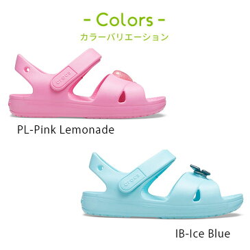 クロックス サンダル キッズ クラシック クロス ストラップ サンダル PS Classic Cross-Strap Sandal 206245-669/409 かわいい 女の子 柔らかい スポーツサンダル アウトドア レジャー 旅行