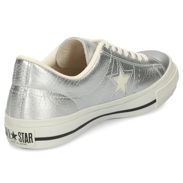 コンバース CONVERSE メンズ スニーカー ワンスター J メタリック 35200150 シルバー 国産 シック メタリックレザー