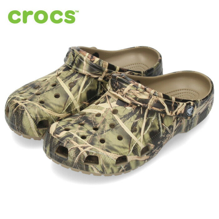 crocs クロックス classicc Realtree クラシック リアルツリー 12132 カーキ 軽量 ゆったり