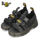ドクターマーチン サンダル レディース メンズ ストラップ PEARSON ペアソン 26473001 ブラック Dr.Martens 4cmヒール 黒 スポサ...