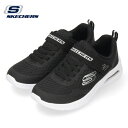 スケッチャーズ キッズ 403775 ブラック ベルクロ エアクッション 通学 男の子 ジュニア SKECHERS