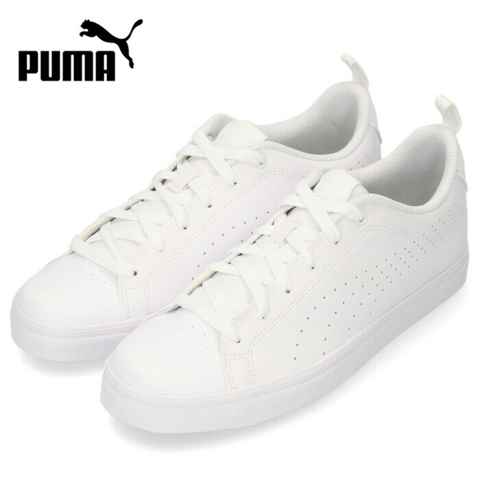 【20%OFF】 PUMA レディース ジュニア スニーカー プーマ ブレークポイント VULC パーフ BG 373651-09 ホワイト シンプル オフィス 通勤 通学 学生 セール