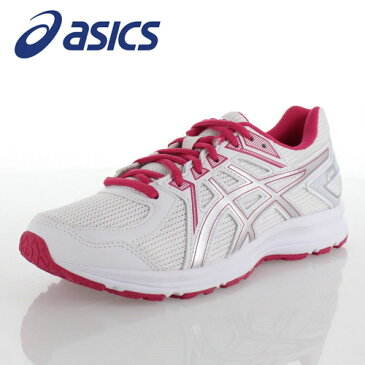 asics アシックス TJG139 LADY JOG100 2 0193ホワイト×シルバー レディース ランニングシューズ ホワイト 幅広 ワイド セール ランニングシューズ