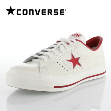 CONVERSE コンバース ONE STAR J ワンスター 46512 ホワイト／レッド 白 レディース スニーカー 靴