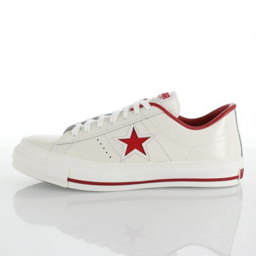 CONVERSE コンバース ONE STAR J ワンスター 46512 ホワイト／レッド 白 レディース スニーカー 靴
