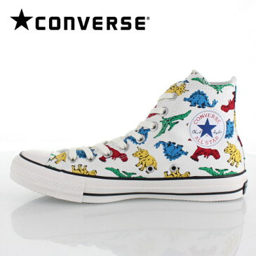 コンバース CONVERSE ALL STAR 100 DINOSAUR HI MULTI オールスター 100 ダイナソー ハイ 1SC017 61940 ホワイト マルチカラー スニーカー メンズ レディース 靴 セール