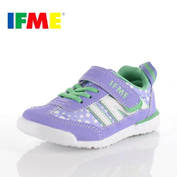 スニーカー イフミー キッズ IFME Light シューズ 22-9009 PURPLE パープル ジュニア 子供靴 ベルクロ 軽量