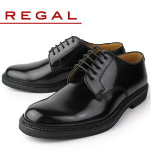 リーガル REGAL 靴 メンズ ビジネスシューズ JU13 AG ブラック プレーントゥ 外羽根式 紳士靴 日本製 2E 本革 特典B