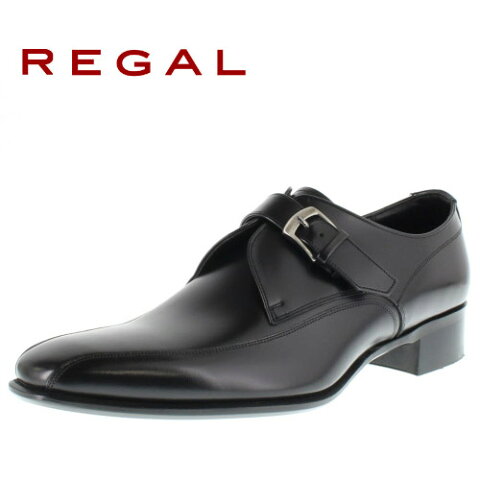 リーガル REGAL 靴 メンズ ビジネスシューズ 728R AL ブラック スワールモンク モンクストラップ 紳士靴 日本製 2E 本革