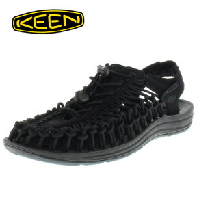 【マラソン限定クーポンで5%オフ】キーン メンズ サンダル ユニーク 黒 KEEN UNEEK Monochrome 1014097 11-10140 Black/Black