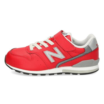 ニューバランス キッズ ジュニア スニーカー new balance YV996L RD レッド 靴 通学 ベルクロ セール