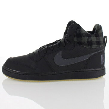 NIKE ナイキ COURT BOROUGH MID PREM ナイキコートバーロウ 844884-002 メンズ レディース スニーカー ブラック