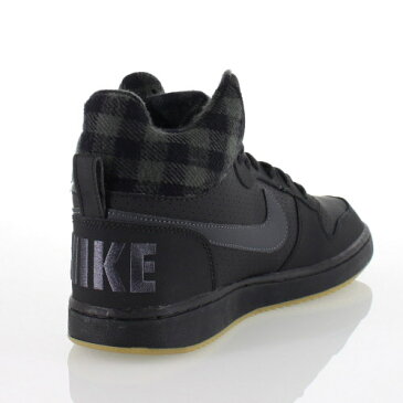 NIKE ナイキ COURT BOROUGH MID PREM ナイキコートバーロウ 844884-002 メンズ レディース スニーカー ブラック