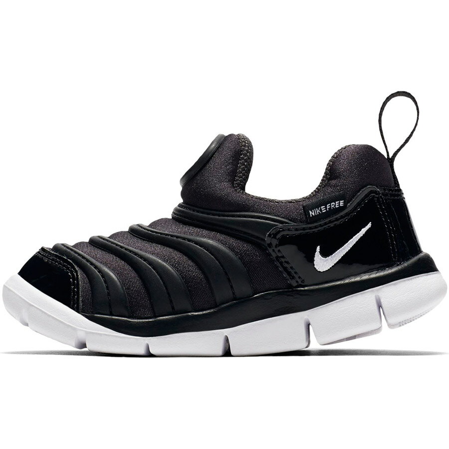 ナイキ ダイナモ フリー TD ベビー キッズ スニーカー NIKE DYNAMO FREE TD 343938-013スリッポン ブラック モノトーン 子供靴 靴