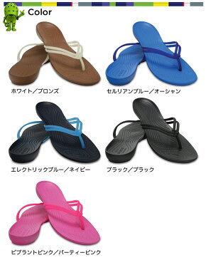 crocs クロックス isabella flip w イザベラ フリップ 204004 レディース サンダル ブラック 黒 ホワイト 白 ブラウン ブルー ネイビー ピンク セール