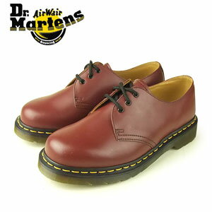 【在庫限り】 ドクターマーチン 3ホール ギブソン Dr.Martens 1461 3EYE GIBSON SHOE CHERRY RED ROUGE SMOOTH 10085600 レディース メンズ