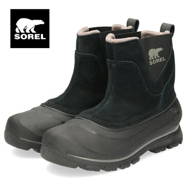 ソレル SOREL NM2738 010 メンズ ブーツ バクストンプルオン ブラック 防水 保湿性 防寒 防滑