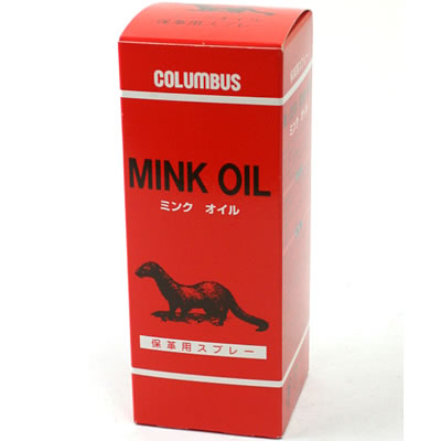 ミンクオイル コロンブス シューズ 靴 栄養 保革 防水 スプレー お手入れ MINK OIL 保革用スプレー COLUMBUS 14100 180mL