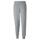 PUMA NJR CREATIVITY SWEAT PANTS 品目：メンズサッカースウェットパンツ シーズン：2021年春夏モデル 品番：605564 カラー：06 ミディアムグレーヘザー 素材：コットン68% ポリエステル32% 生産国：中国 インターナショナルサイズ XS：身長157-163cm ウエスト71-77cm S：身長167-173cm ウエスト79-85cm M：身長177-183cm ウエスト83-89cm