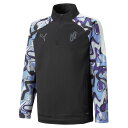 PUMA NJR TRAINING TOP JUNIOR 品目：ジュニアサッカートレーニングジャケット シーズン：2023年春夏モデル 品番：658332 カラー：03 プーマブラック 素材：ポリエステル100% 生産国：ベトナム