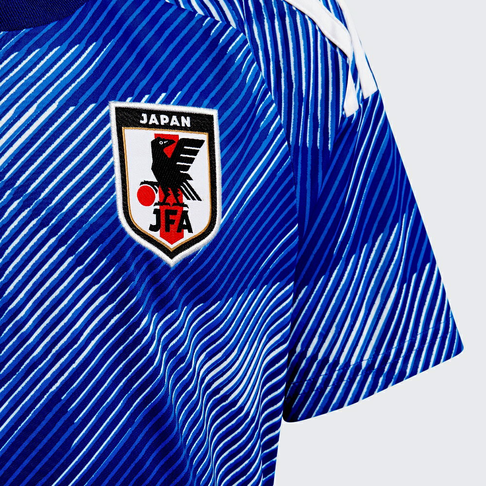 アディダス キッズ サッカー 日本代表 2022 ホーム レプリカ ユニフォーム 半袖 ジャパンブルー IH246 HC6299 7500通販 サッカー 用品 セール