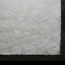 手漉き 透かし紙 木の葉(1枚入 / 耳付き)楮100% 約91 × 61cm 和紙 総柄 葉っぱ ラッピングペーパー 包装紙