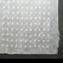 手漉き 透かし紙 豆しぼり(1枚入 / 耳付き)楮100% 約91×61cm 和紙 総柄 水玉 ラッピングペーパー 包装紙