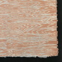 手漉き 透かし紙 木目 茶(1枚入 / 耳付き)楮100% 約91 × 61cm 和紙 総柄 ラッピングペーパー 包装紙