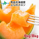 北海道産 富良野メロン 秀品 4kg(2玉-3玉)/8kg(4玉-6玉)(夏ギフト 暑中見舞い 御中元 ギフト お取り寄せ ふらのメロン 赤肉 メロン 敬老の日 ギフト 果物 お中元 ギフト フルーツ gift 食べ物 敬老の日 プレゼント 80代 70代 送料無料 お見舞い メロン 北海道 お盆 お供え物)